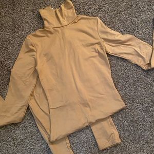 TURTLENECK LONG SLEEVE JUMPSUIT